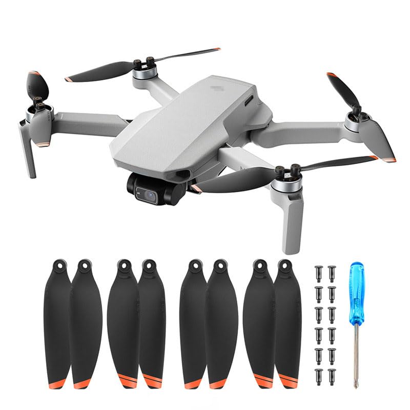 ZORBES DJI Mini 2 Propeller 8pcs DJI Mini 2 Propeller Blades Replacement for DJI Mini 2, Ultral Lightweight Silent Flight Propeller Set with Screwdriver and 12 Screws, No DJI Mini 2 ZORBES DJI Mini 2 Propeller 8pcs DJI Mini 2 Propeller Blades Replacement for DJI Mini 2, Ultral Lightweight Silent Flight Propeller Set with Screwdriver and 12 Screws, No DJI Mini 2